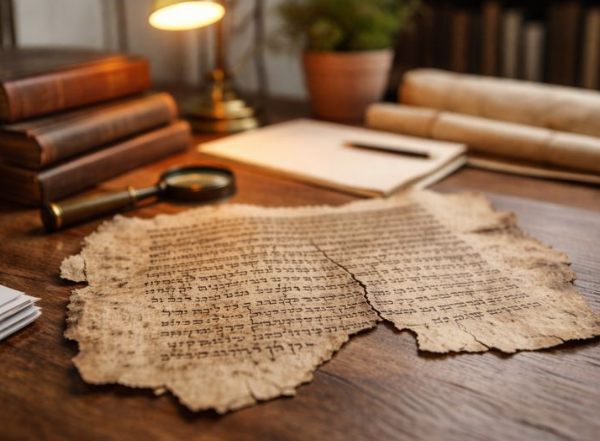 abstract manuscript detail, archival desk, fragment texture