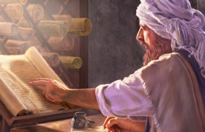 Script on Scrolls Birth (Handwritten Manuscripts)